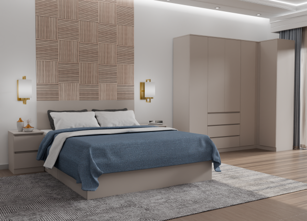 МС Мори Кровать КРМЯ 1600.1 Сатин