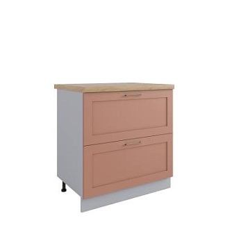 Стол Квадро Персик софт КМЯ 800