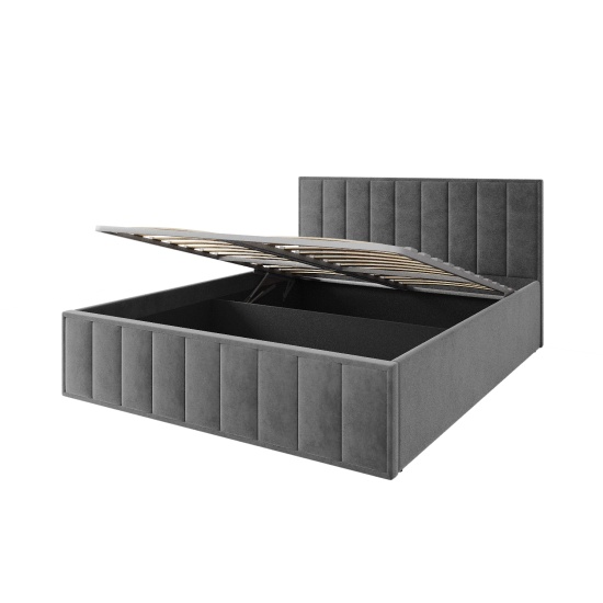 Кровать Лана (М) 1,6 Графит Софт