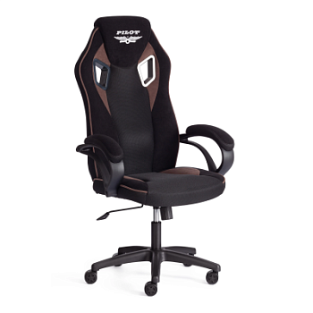 Кресло PILOT (24) черный/черный/коричневый