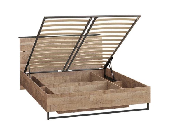 Трувор кровать 11.34 Дуб Гранж Песочный/Интра