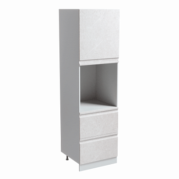 Пенал с нишей под духовку и ящиками Скала Гранит Маус ПНЯ 600 правый