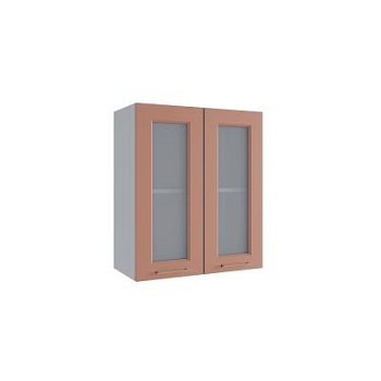 Верхний шкаф Квадро Персик софт ПС 600