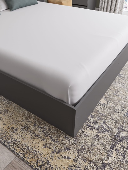 МС Мори Кровать КРМ 1600.1/1 (МП/2) Графит