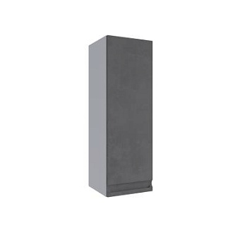 Верхний шкаф Скала Бетон тёмный ВП 300 левый