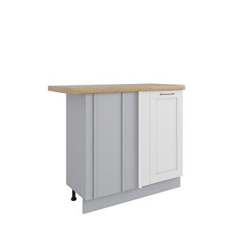 Стол Квадро Белый софт МСУ 1000 стыковка с глубиной 500