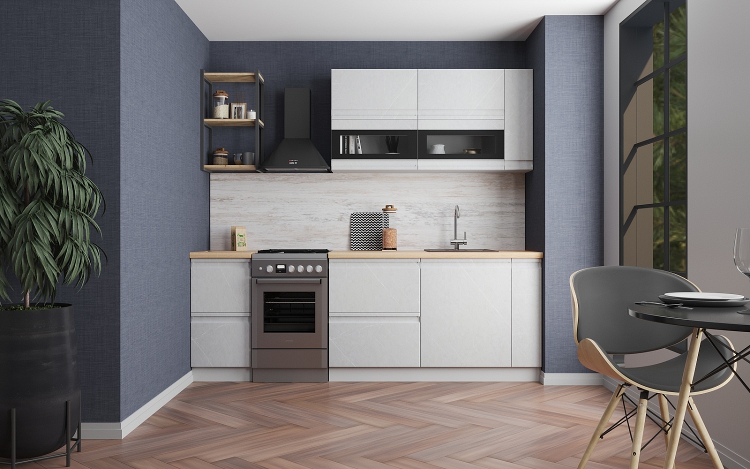 Бесплатный 3D проект кухни!