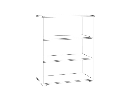 Остин Шкаф-витрина 16.394.01 белый/дуб золотой