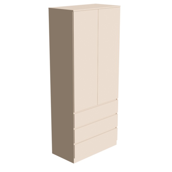 МС Мори Шкаф МШ 900.2 Сатин