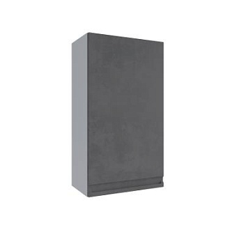 Верхний шкаф Скала Бетон тёмный ВП 500 левый