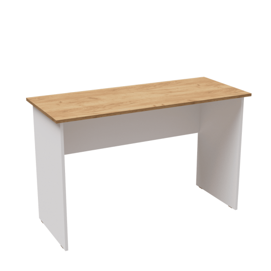 Спальня Лючия стол письменный белый/дуб крафт золотой