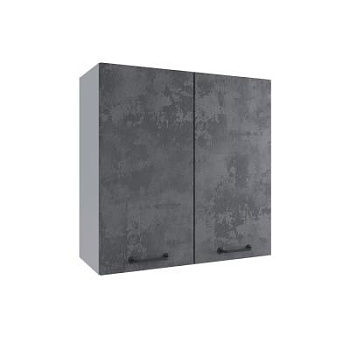 Верхний шкаф Лофт Бетон тёмный П 700