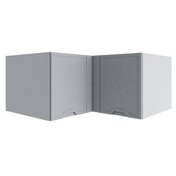 Верхний шкаф Арка Штукатурка серая ГВПГУ 1000