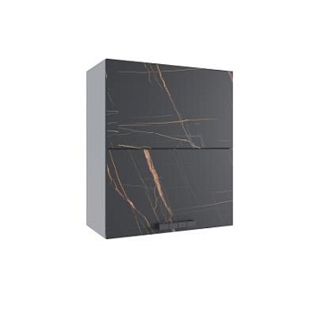 Верхний шкаф Ройс Кварц черный ПГПМ 600