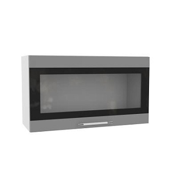 Верхний шкаф Олива Чёрный ВПГСФ 800