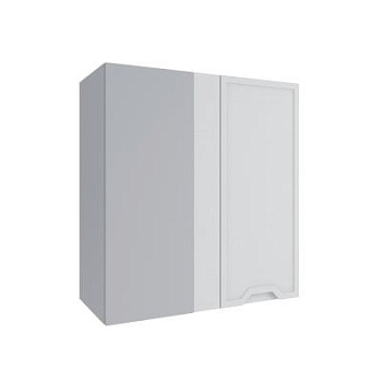 Верхний шкаф Арка Штукатурка белая ПУ 650 правый