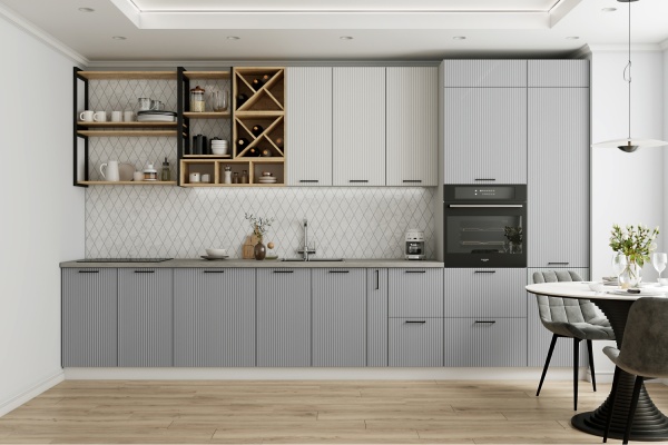 Модульная кухня Фенис 3Д Айс