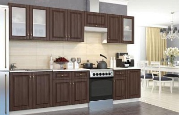 Модульная кухня Империя Бразильский орех