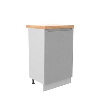 Стол Тренто Штукатурка серая МС 500 левый