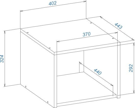 Прихожая Прага Антресоль №3 белый