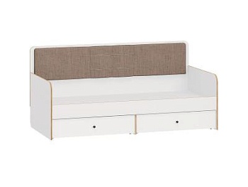 Вуди Кровать 11.02 белый/дуб золотой