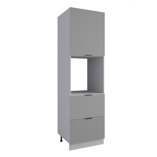 Пенал с нишей под духовку и ящиками Фенис 3Д Маус ПНЯ 600