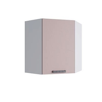 Верхний шкаф Ройс Пудра Скин ПУ 600*600