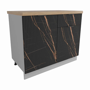 Стол Монца Кварц черный СШ 1000