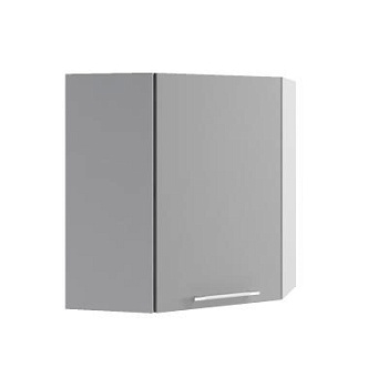 Верхний шкаф Лофт Штукатурка серая ПУ 600*600