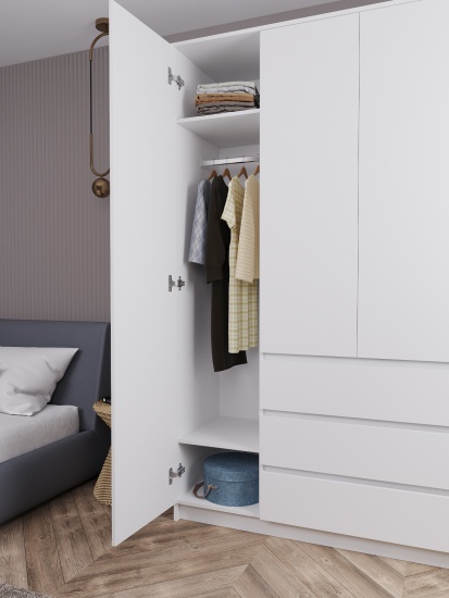 МС Мори Шкаф МШ 1600 Белый