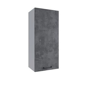 Верхний шкаф Лофт Бетон тёмный ВП 400
