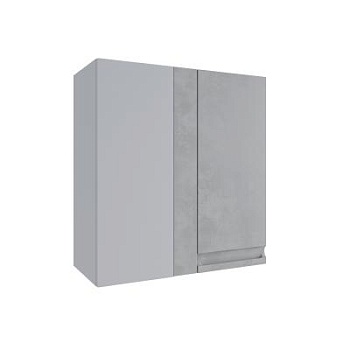 Верхний шкаф Скала Бетон светлый ПУ 650 правый