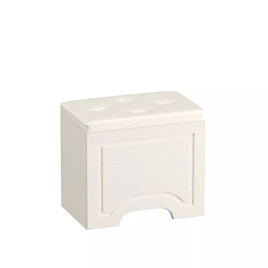 Ливерпуль Пуф 14.02 Белый/Ясень ваниль/кз.Белый