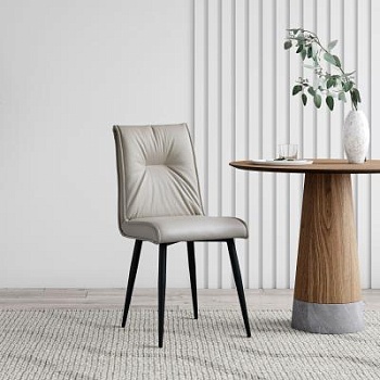 Стул Сенатор (Комплект 2 шт) Кожа Бежевая