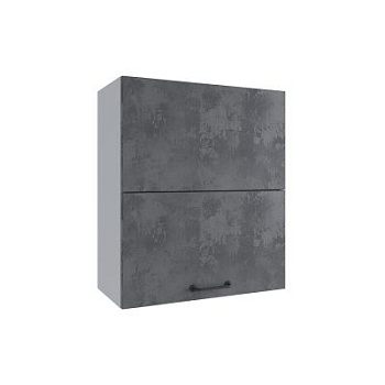 Верхний шкаф Лофт Бетон тёмный ПГПМ 600