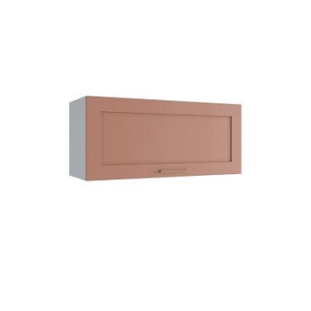 Верхний шкаф Квадро Персик софт ПГ 800