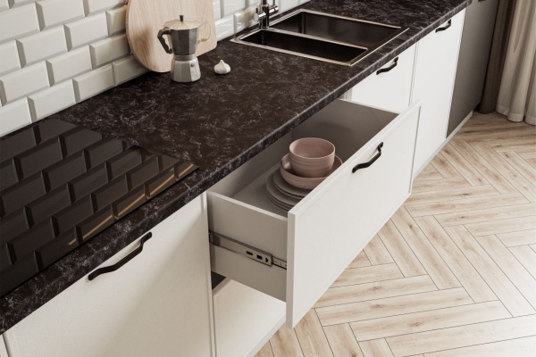 Модульная кухня Марта Белый Скин