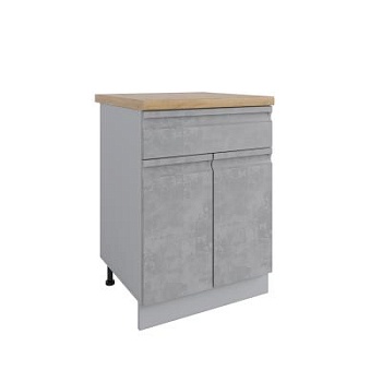 Стол Скала Бетон светлый С1ЯШ 600