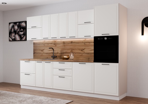 Модульная кухня Ромашка Молочный