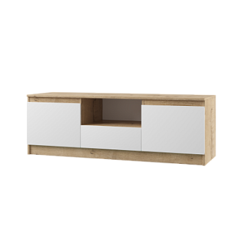 МС Марли Тумба МТБ 1400.1 дуб бунратти/белый глянец