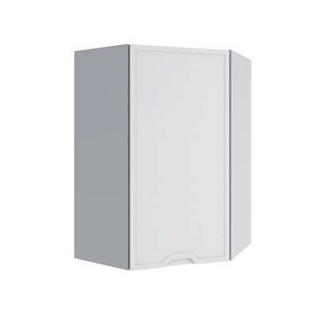 Верхний шкаф Арка Штукатурка белая ВПУ 600*600 левый