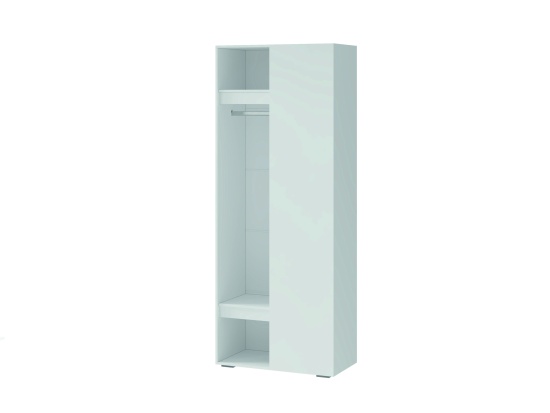 Прихожая Прага Шкаф угловой правый  Белый