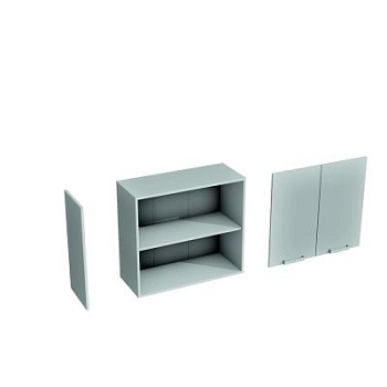 Верхний шкаф Магнолия Молочный В 800