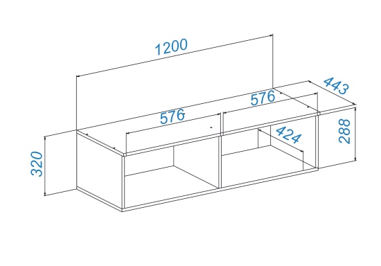 Прихожая Прага Шкаф навесной белый