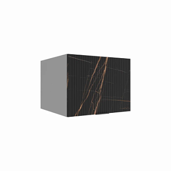 Верхний шкаф Монца Кварц черный ГВПГ 600