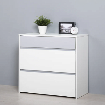 Торонто комод 13.321 Белый/Серый