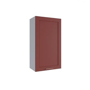 Верхний шкаф Квадро Красная кожа ВП 500