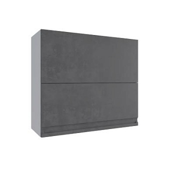 Верхний шкаф Скала Бетон тёмный ПГПМ 800