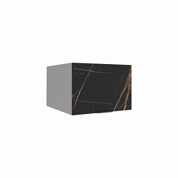 Верхний шкаф Монца Кварц черный ГПГ 500