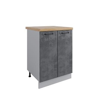 Стол Лофт Бетон тёмный С 600